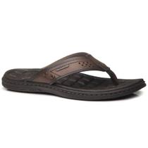 Chinelo Masculino Amortech Couro Pinhão Pegada 131221-01 Chinelo Masculino Amortech Couro Pinhão Pegada 131221-01