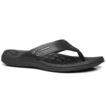 Chinelo Masculino Amortech Couro Preto Pegada 131221-03 Chinelo Masculino Amortech Couro Preto Pegada 131221-03