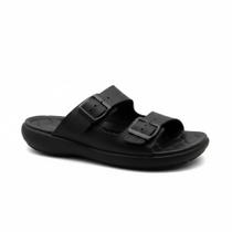 Chinelo Masculino Andacco Couro Fivelas 5302