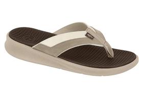 Chinelo masculino br sport marron claro