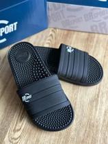 Chinelo Masculino Br Sports 2254.105 Slide Com Tira Única e palmilha massageadora