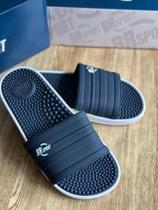 Chinelo Masculino Br Sports 2254.105 Slide Com Tira Única e palmilha massageadora