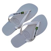 Chinelo masculino branco