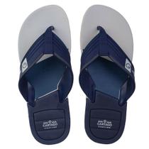 Chinelo Masculino Cartago Dallas Cinza e Azul - 12158