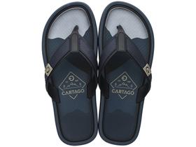 Chinelo Masculino Cartago Maiorca II Preto/Azul/Bege