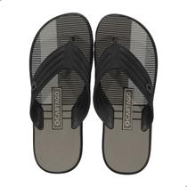 Chinelo Masculino Cartago Montreal Preto e Marrom