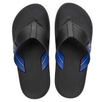 Chinelo Masculino Cartago Siena de Dedo Palmilha Confortável Original Preto/Azul Chinelo Masculino Cartago Siena de Dedo Palmilha Confortável Original Preto/Azul