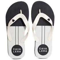 Chinelo Masculino Cavalera Duo Colors Borracha Tira Larga Premium