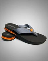 Chinelo Masculino Com Salto DuRio Air Para Esporão Fascite Plantar Ortopédico Vegano