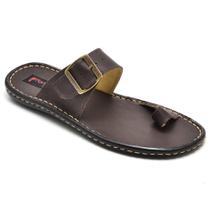 Chinelo Masculino Conforto Couro