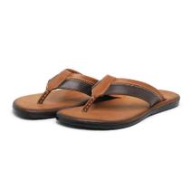 Chinelo Masculino Couro Casual Macio Descanso Conforto Leve Chinelo Masculino Couro Casual Macio Descanso Conforto Leve