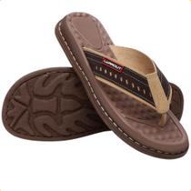 Chinelo Masculino Couro Original Antistress Sandália Dedo Anatômico 2324 Chinelo Masculino Couro Original Antistress Sandália Dedo Anatômico 2324