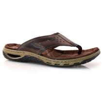 Chinelo Masculino de Couro Pegada