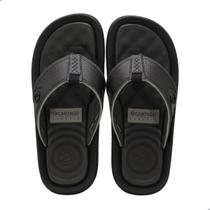 Chinelo Masculino de Dedo Cartago Fiji V Cinza e Preto