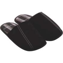 Chinelo Masculino de Quarto Preto Xadrez GZT Ref.0315 Chinelo Masculino de Quarto Preto Xadrez GZT Ref.0315