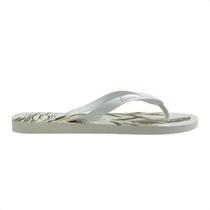 Chinelo Masculino Dedo Havaianas Aloha Branco E Verde