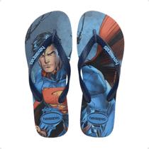 Chinelo Masculino Dedo Havaianas Top Herois Dc Azul