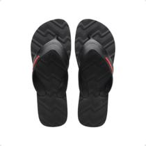 Chinelo Masculino Dedo Havaianas Track Waves Preto