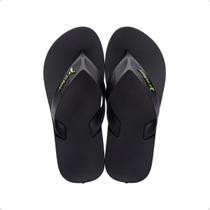 Chinelo Masculino Dedo Rider Street Preto E Verde