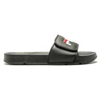 Chinelo Masculino Drifter VLC Preto Branco Vermelho Fila F01SD005-397
