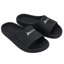 Chinelo Masculino Drip Slide Nuvem Adulto Preto Verde Origin