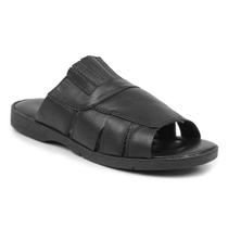 Chinelo masculino em Couro Fiero Jack Ref.:346 Preto Chinelo masculino em Couro Fiero Jack Ref.:346 Preto