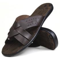 Chinelo Masculino em Couro Verão Super Conforto Imperdível Chinelo Masculino em Couro Verão Super Conforto Imperdível
