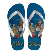 Chinelo Masculino Família Simpsons Hommer Bart