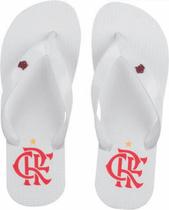 Chinelo Masculino Flamengo Basic Oficial Branco