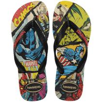 Chinelo Masculino Havaiana Top Marvel Classics Preto - 41470