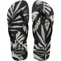 Chinelo Masculino Havaianas Aloha Estampa Tropical Folhagem