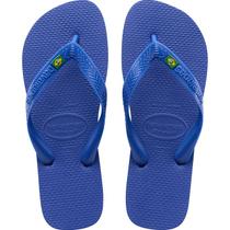 Chinelo Masculino Havaianas Brasil Naval Sandálias