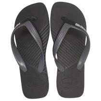 Chinelo Masculino Havaianas Dual Preto/Cinza