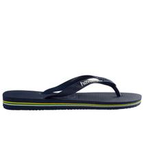 Chinelo Masculino Havaianas H. Brasil Logo Fc Marinho