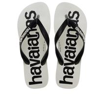Chinelo Masculino Havaianas Logomania2 Fc Branco/Preto