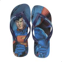 Chinelo Masculino Havaianas Top Herois Dc Azul Lavanda Chinelo Masculino Havaianas Top Herois Dc Azul Lavanda