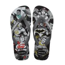 Chinelo Masculino Havaianas Top Heróis DC Cinza - 4141