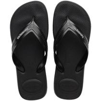 Chinelo Masculino Havaianas Top Max Comfort Solado c/ Relevo cor:pretotamanho:41/42 Chinelo Masculino Havaianas Top Max Comfort Solado c/ Relevo cor:pretotamanho:41/42