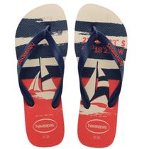 Chinelo masculino havaianas top nautical original alpargatas