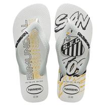 Chinelo Masculino Havaianas Top Times Branco-Santos