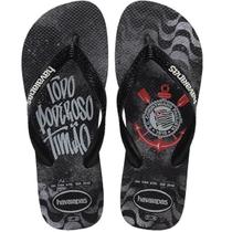 Chinelo Masculino Havaianas Top Times Corinthians Preto Chinelo Masculino Havaianas Top Times Corinthians Preto