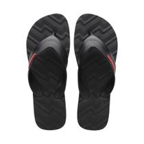 Chinelo Masculino Havaianas Track Waves Preto