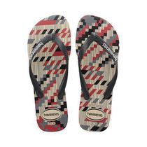 Chinelo masculino havaianas trend bege/palha