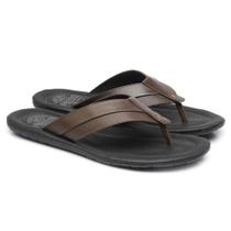 Chinelo Masculino Jacometti Couro Conforto Casual Chinelo Masculino Jacometti Couro Conforto Casual