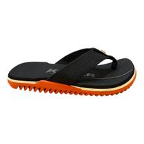 Chinelo Masculino Kenner Nk6 Pro Conforto Superleve Dedo Antiderrapante Detalhe Metalizado Preto