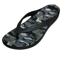 Chinelo Masculino Lily Camuflado Palmilha Anatomica Alivio