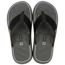 Chinelo Masculino Málaga Sport Preto Castor Cinza - Cartago