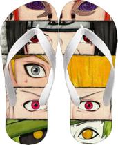 Chinelo Masculino Modelo Adulto Anime Estampa Akatsuki Modelo Dois Divertido Macio e Confortável