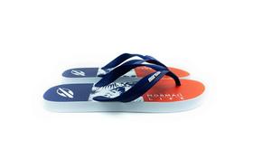 Chinelo Masculino Mormaii Tropical Graphics - Azul/vermelho/branco