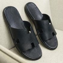 Chinelo Masculino NJ Slide Couro Legítimo Conforto Anti Stress Chinelo Masculino NJ Slide Couro Legítimo Conforto Anti Stress